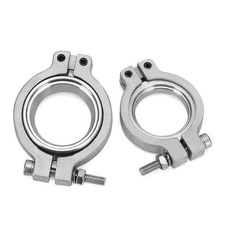 Inlet Outlet Flanges Clamps v-band Flange Clamp Set Replacement For TiAL MVS 38M