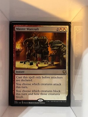 Master Warcraft 447 Rare Commander Legends Magic: The Gathering NM