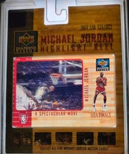 MICHAEL JORDAN 1997 UD Diamond Vision Highlight Reel #2  A SPECTACULAR MOVE 
