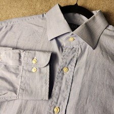 Polo Ralph Lauren Mens Light Blue Oxford Button Down Shirt Long Sleeve Size L
