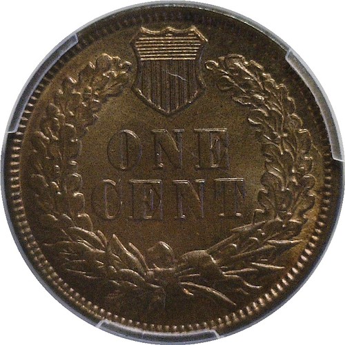 1878 1C Indian Head Cent PCGS MS-63 RB - Picture 3 of 3