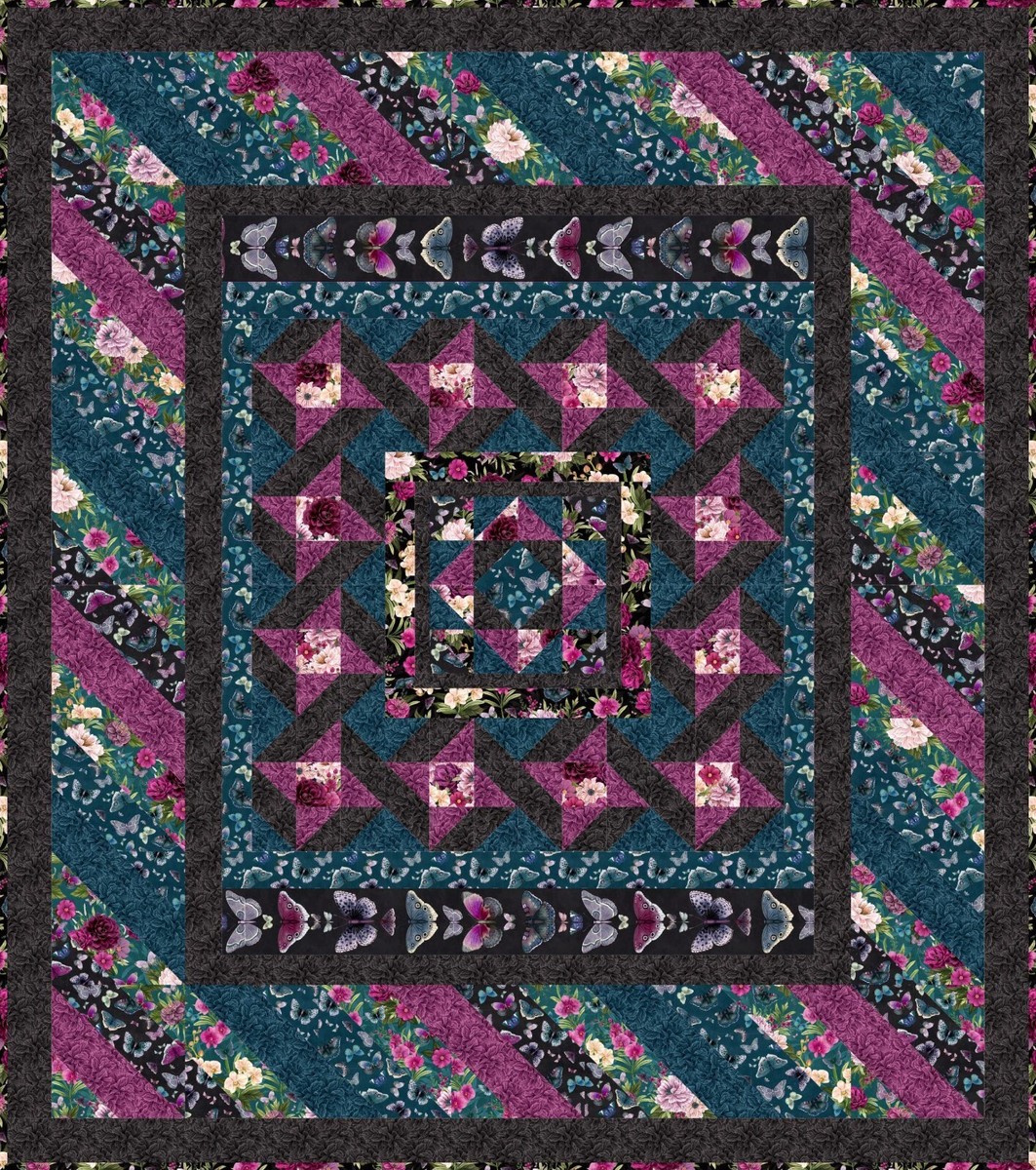 Quilt Kit - Midnight Garden - 68
