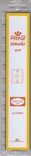 Prinz Black Stamp Mount Strips 215x21 mm New Special Size Archival Long Term