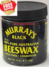 Murray's Beeswax, BLACK 4 oz for Hair 100 Australian