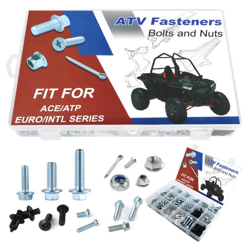 Bodywork Engine Case Full Body Bolts Kit Fit For POLARIS ACE 150 2017-2021 - Foto 3 di 15