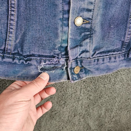 Vintage Levi's Trucker Jacke Herren M Jeans Denim USA Made 90er Punk Rocker Skull - Bild 7 von 17