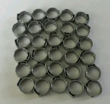 25 pack 5/16 inch hose seadoo fuel line clamps ski doo bombardier polaris carb