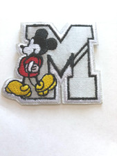 Mickey mouse Embroidered Iron On / Sew On Patch 2X2 inches