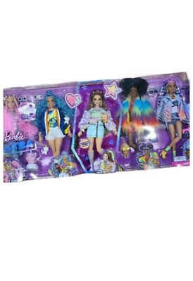 Lot De 2 Poupées Barbie Extra – Sans Boîte – Avec Vêtements (occasion)