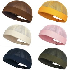 Mens Mesh Breathable Brimless Cap Summer Skul...