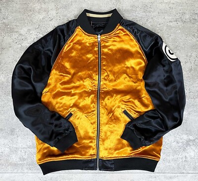 Sukajan NARUTO Uzumaki Naruto Embroidery souvenir reversible Black