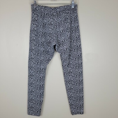 Nike L Black \u0026 White Spotted Patterned Leggings | eBay