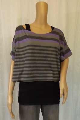   LAURA SCOTT   38 ~ Shirt-Set ~ kurzarm ~ Lagenlook ~ 2-teilig ~ Shirt + Top