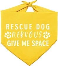Nevous Give Me Some Space Dog Bandana Reversible Triangle Bibs Pet Scarf