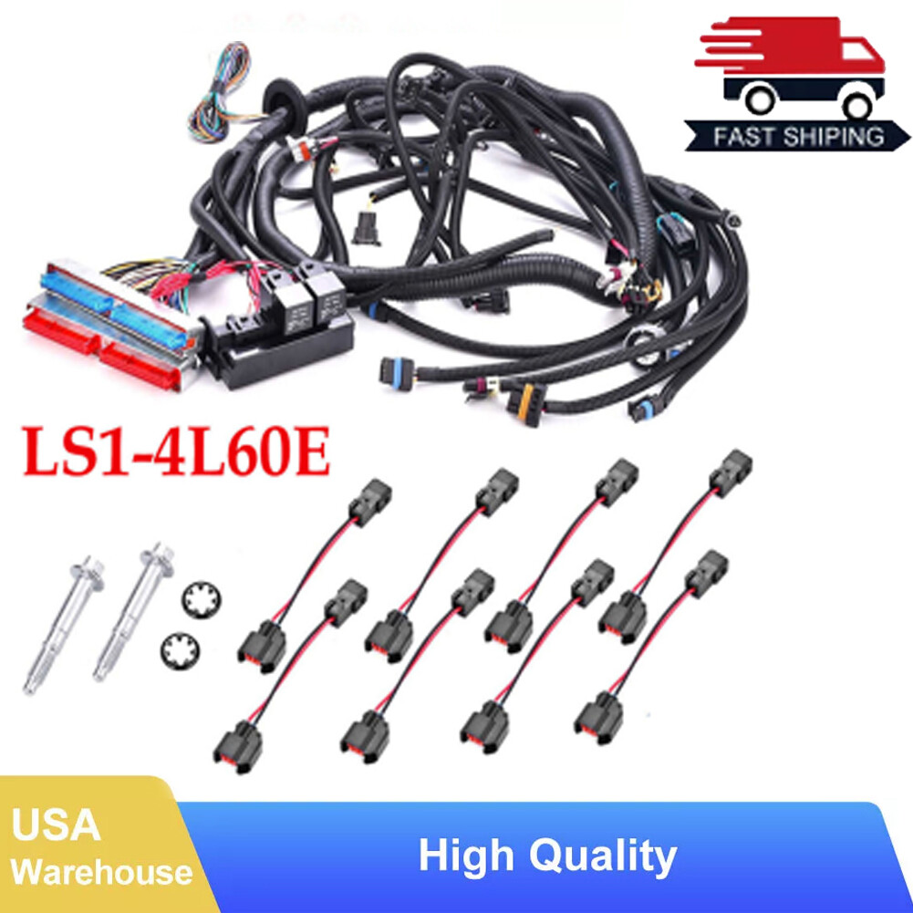 LS1-4L60E Wiring Harness Stand Alone For LS SWAPS DBC 4.8 5.3 6.0 97-06 98 99 00