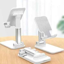 Phone Desk Holder Stand Foldable Desktop Table Mount For Mobile Tablet Universal