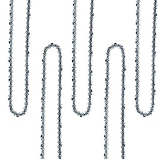 5PCS 20" inch Chainsaw Chain 3/8"LP .050" 72DL Full-Chisel Fit for Husqvarna 455