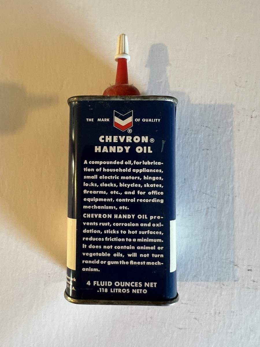 Vintage CHEVRON Oil can アメリカ雑貨 Vintage RPM Chevron Oil Can Handy Oiler 4oz | eBay