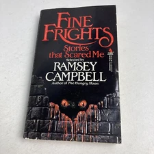 Fine Frights: Stories That Scared Me PAPERBACK Ramsey Campbell Horror