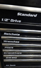 Toolbox Tool Label Magnet Badges Magnetic Labels Drawer Box Organizer USA 22pcs