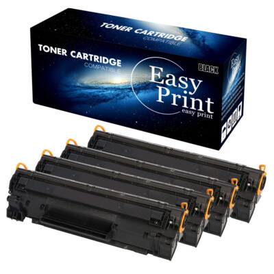 4PK Black CE285A Toner Cartridges replace for HP 85A LaserJet MFP M1132 M1218nf