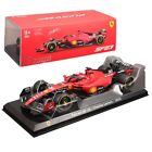 Bburago 1:24 Ferrari Sf23 F1 Racing Car Model #16 Leclerc #55 Sainz Diecast