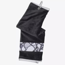  NEW GLOVEIT "ONYX GEO" GOLF TOWEL. T297