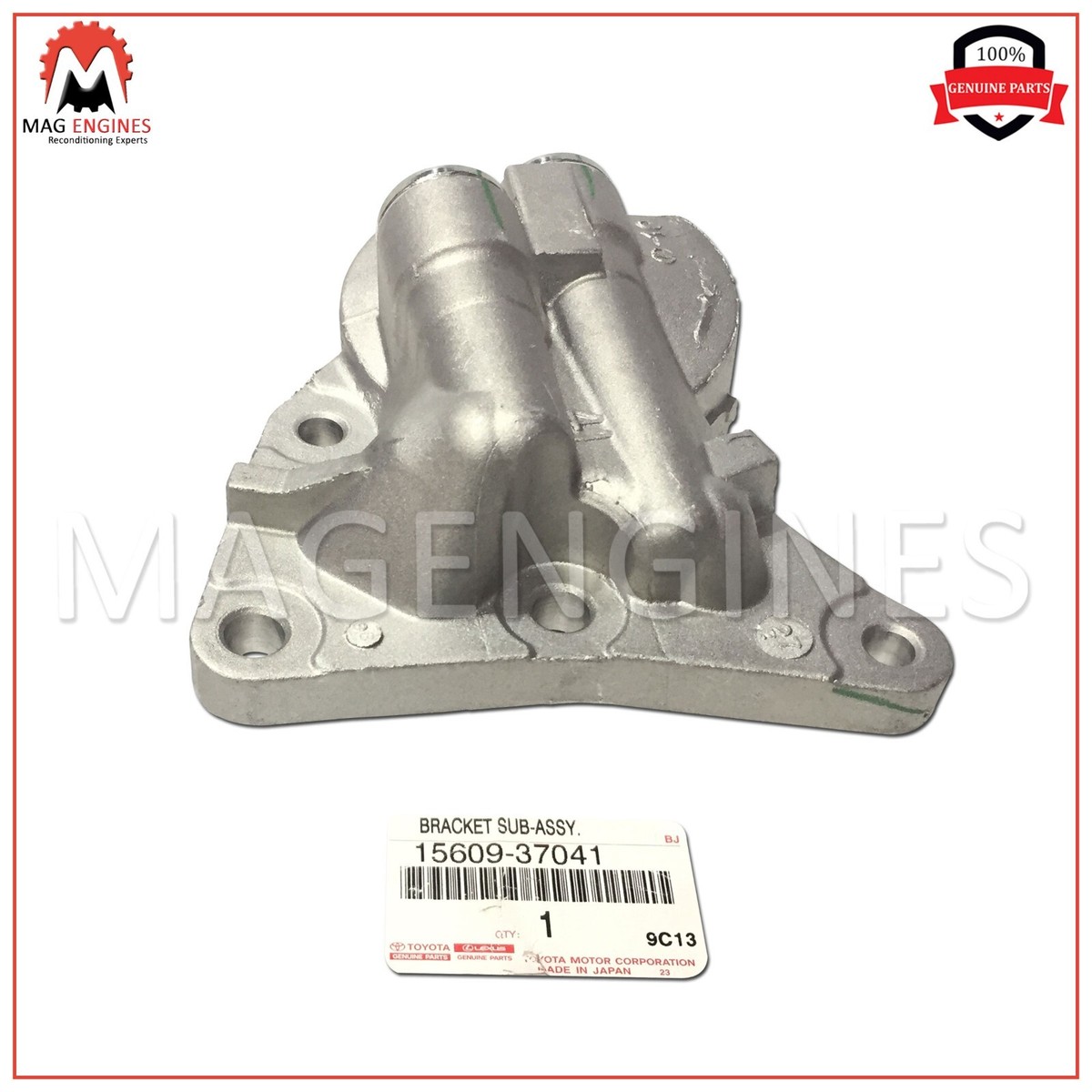 15609-37041 GENUINE OEM TOYOTA BRACKET SUB-ASSY, OIL FILTER 