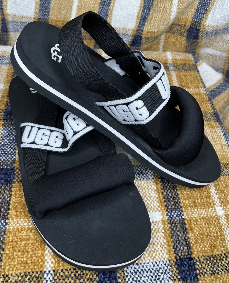 UGG Kids Zuma Sling Sandal Size 5 in Black eBay