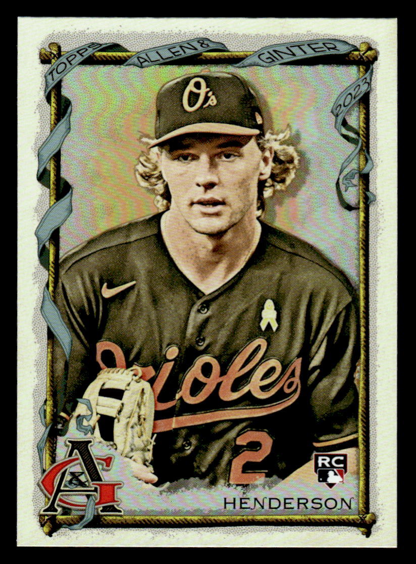 2023 Topps Allen & Ginter #72 Gunnar Henderson Silver Portrait