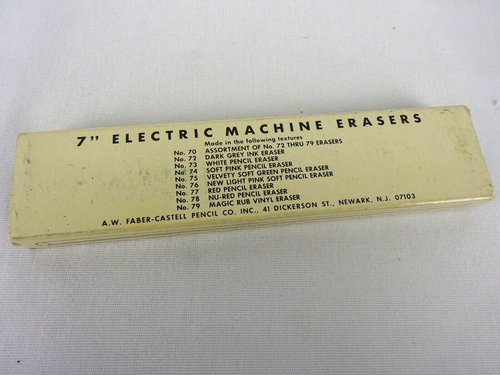 A.W. Faber-Castell No. 79 Magic Rub Vinyl Erasers for Machine Eraser - Box of 12 - Foto 3 di 3