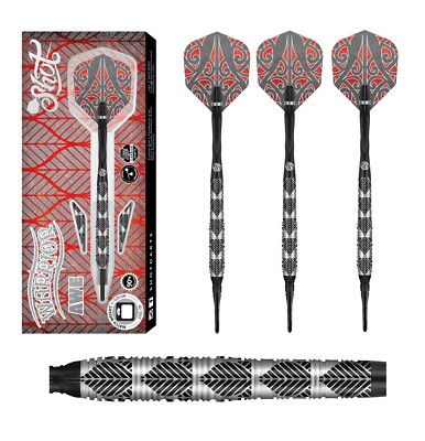 Shot! Darts - Warrior Awe 90% Tungsten 18g 20g (Softdart) NEU