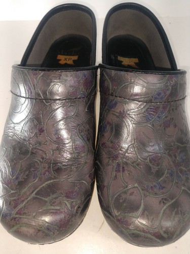 Zuecos profesionales Dansko XP para mujer cuero forrado oscuro multiremolino color 37 - Imagen 3 de 10