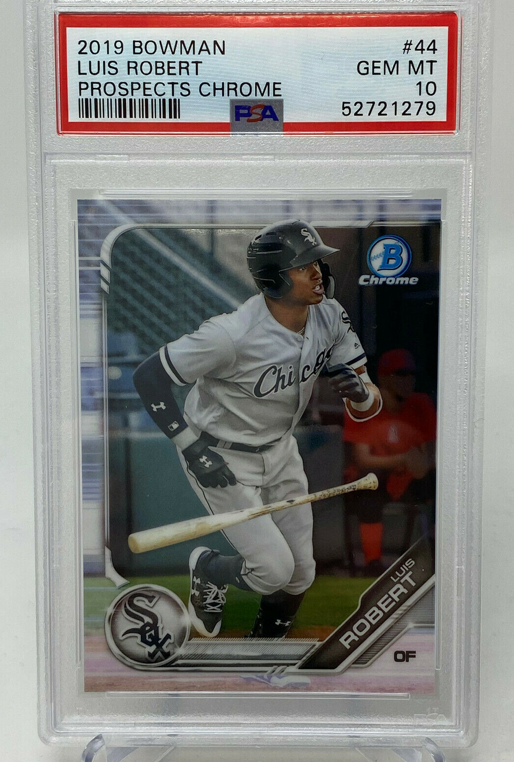 2019 Bowman Chrome  #44  Luis Robert   ROOKIE CARD  ~PSA 10~  White Sox