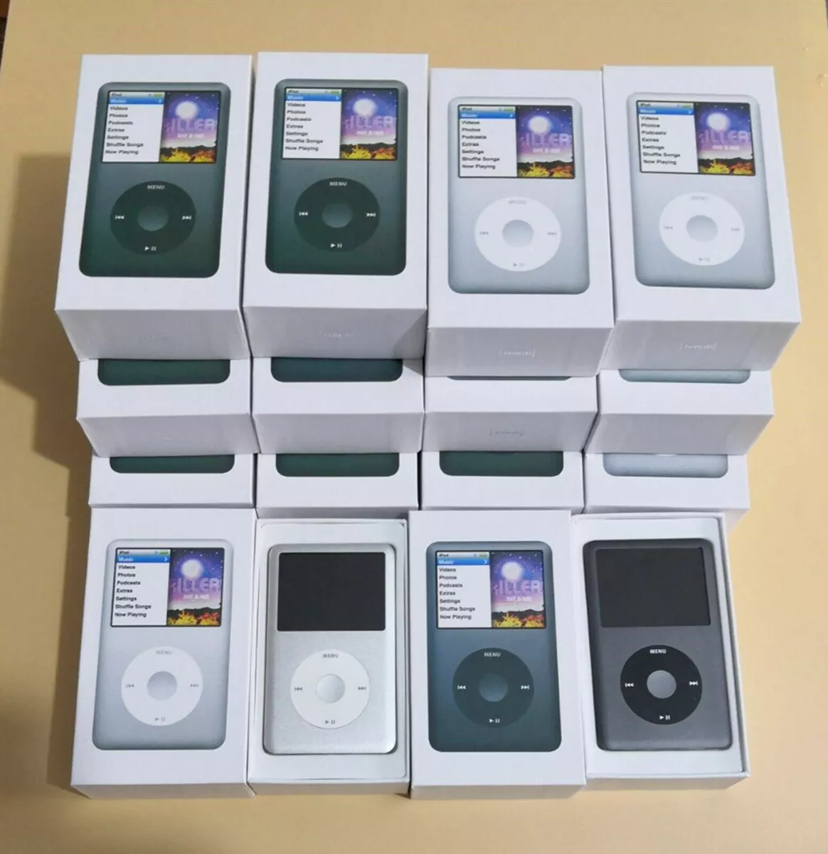 🔥New Apple iPod Classic 7th Generation 120GB 160GB Black/Silver - Sealed🔥