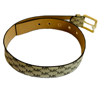 Michael Kors Signature MK Pattern Belt Size S 556023 Woman\'s Gold Buckle Michael Kors Signature MK Pattern Belt Size S 556023 Woman main image 3