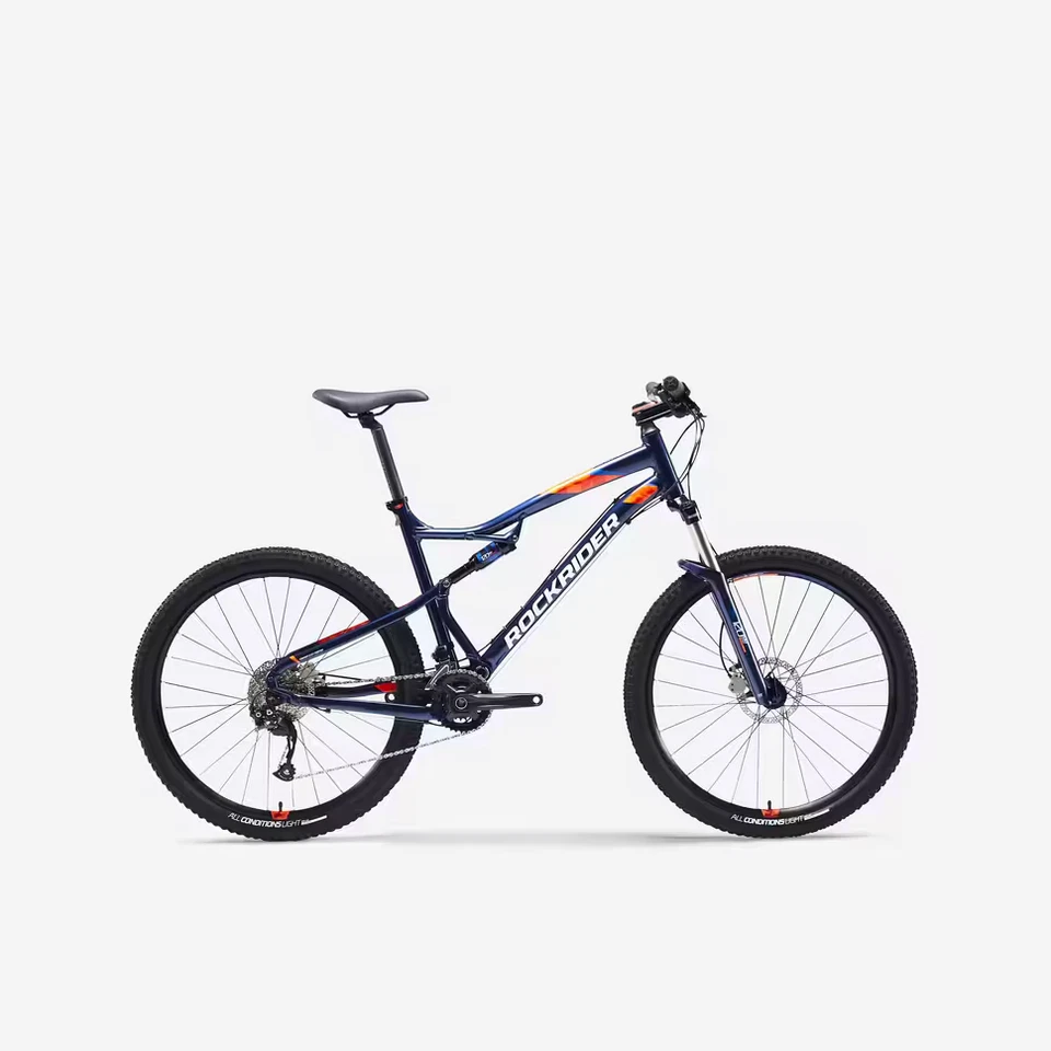 Mountainbike 27,5 Zoll ST 540 S blau/orange Decartlohn Mittelmeerblau - Bild 2 von 2