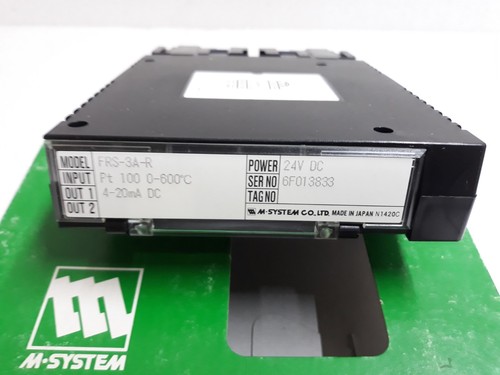 M-SYSTEM FRS-3A-R Eingang PT 100 0-600C | eBay.de