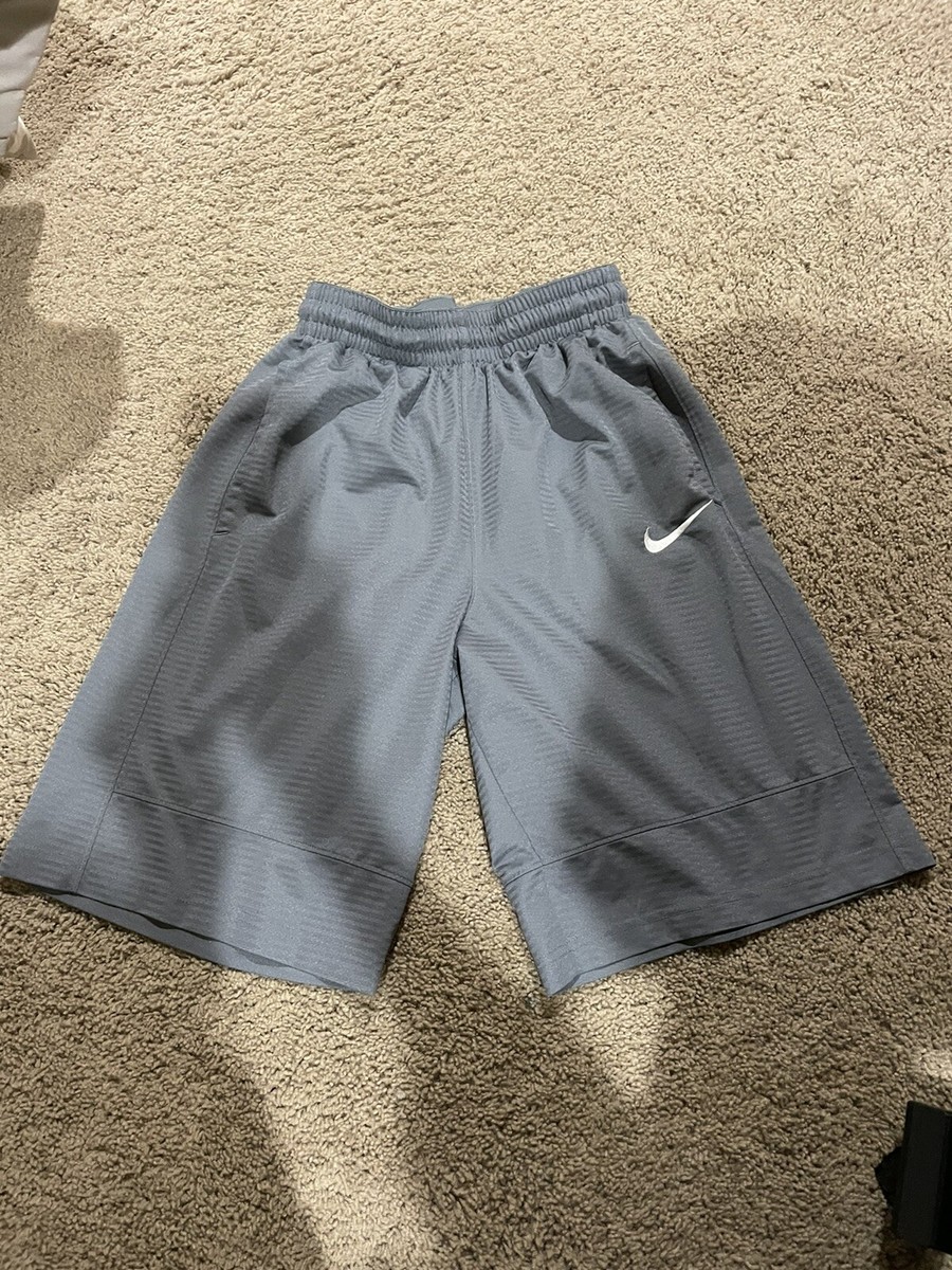 grey nike basketball shorts