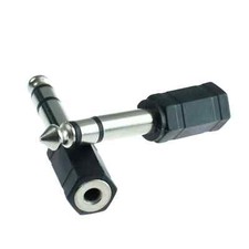 10 Pack Stereo 3.5mm Female to 6.35mm Male Plug Audio Converter Adapter Jack