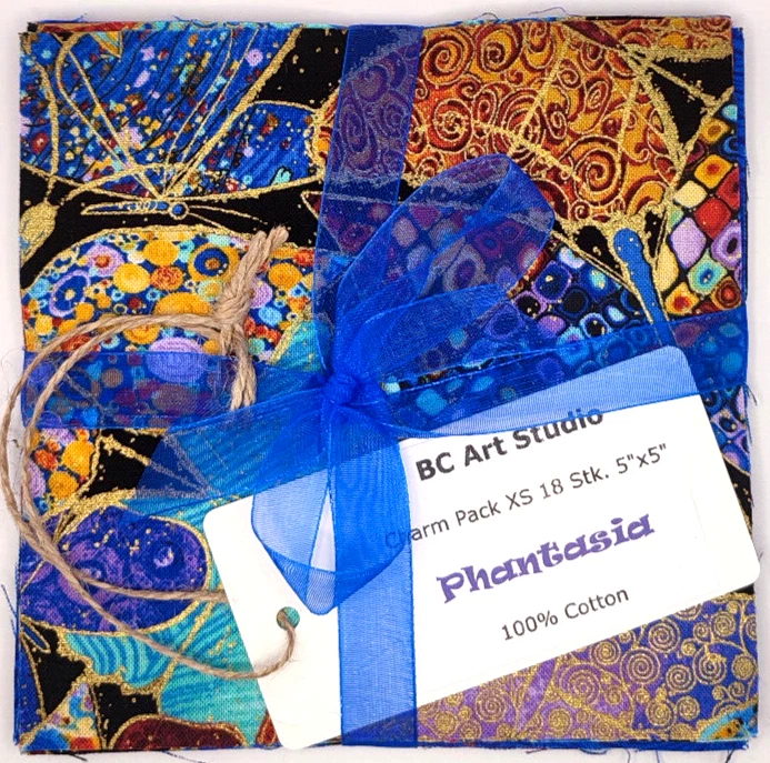 Patchworkstoff Charm Pack 5inch Moda Kaffe Fassett Free Spirit Phantasia 18Stk - Bild 2 von 3