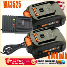 WA3575 For WORX 20V MAX Extend Lithium Battery or Charger 20 Volt WA3520 WA3525