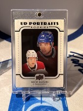 Nick Suzuki Rookie Card 2019-20 UD Rookie Portraits Montreal Canadians RC. rookie card picture