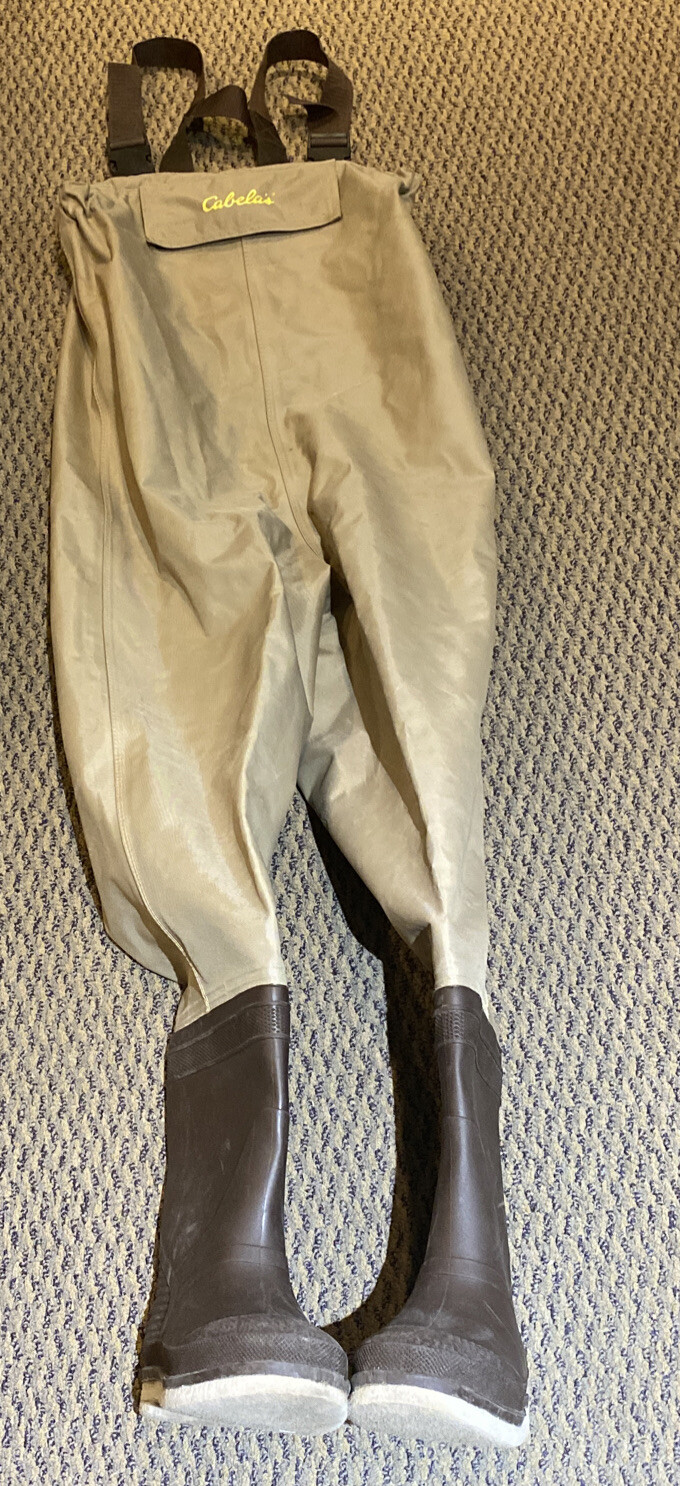 Fly Fishing Chest Waders Cabela's Size 6 eBay