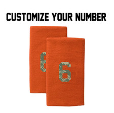 Custom Number Orange Camo 6