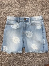 Girls Abercrombie Kids Jean Shorts Size 11/12