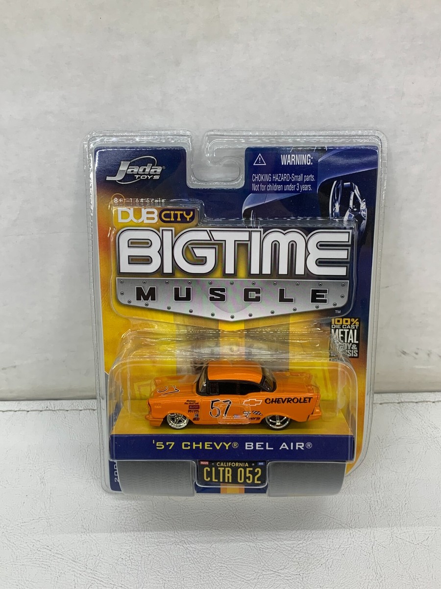 Jada Toys DubCity BigTime Muscle 1:64 '57 Chevy Bel Air Orange 052