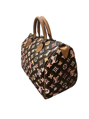 Louis Vuitton 水彩画 アート Louis Vuitton Aquarelle Watercolor Speedy 35 | eBay