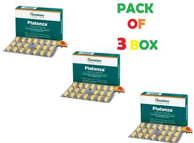 Himalaya Platenza x3 Boxes | Exp 08/2027 | Herbal Platelet Support | Natural Aid