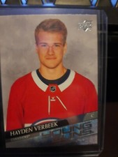 2020-21 Upper Deck Extended Series Young Guns YG #714 Hayden Verbeek Rookie